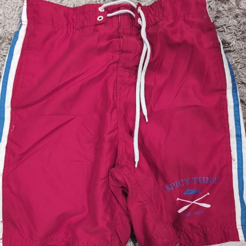 Red Swim Trunks for Men